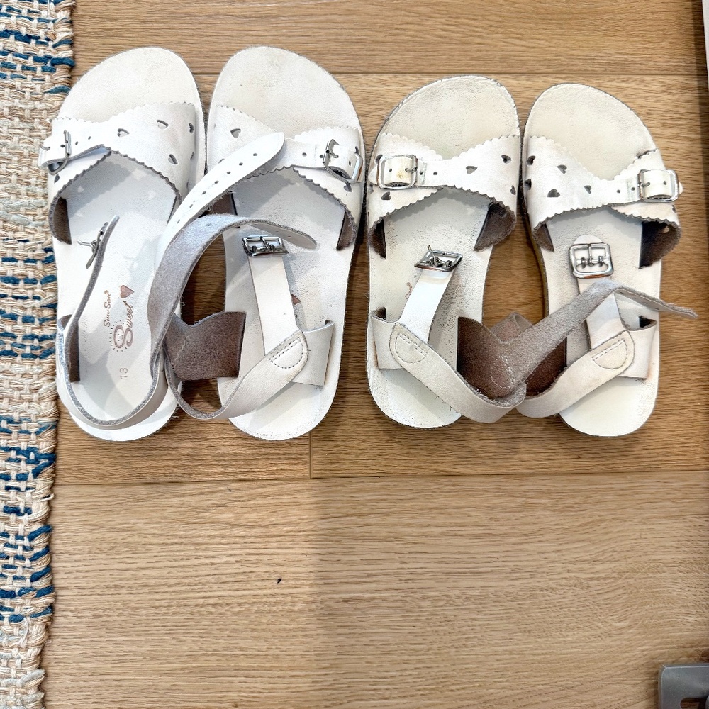 White Sunsans Sandals